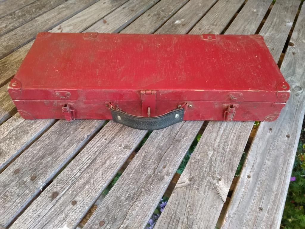 Vintage houten gereedschapskist /opbergkist, Ophalen of Verzenden