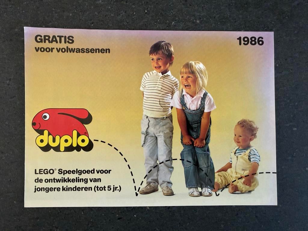 Duplo brochure 1986 - Zeer goede staat, Overige thema's, Overige typen, Ophalen of Verzenden, Zo goed als nieuw