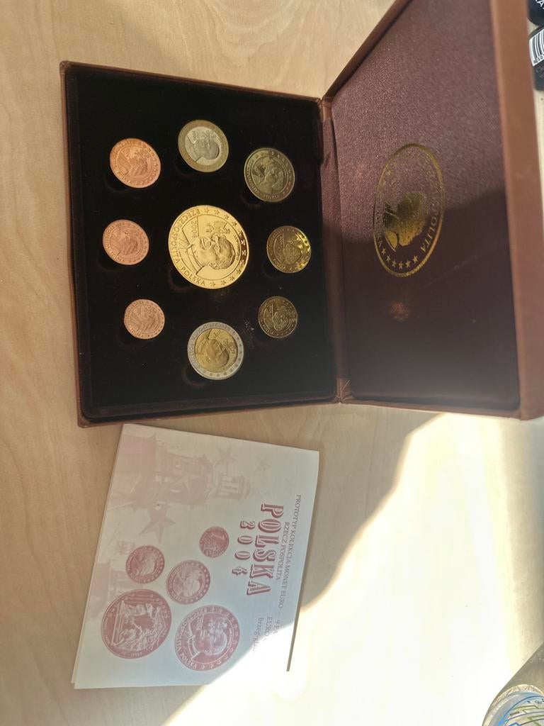 Polen 2004 Euro Prototyp Muntenset - Zeldzaam!, Postzegels en Munten, Munten | Europa | Euromunten, Setje, Overige waardes, Overige landen