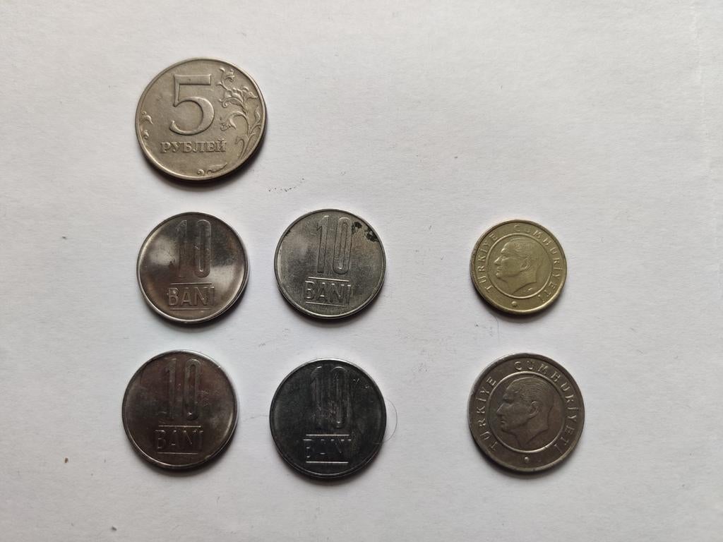 Set buitenlandse munten | Rusland, Roemenië & Turkije, Postzegels en Munten, Munten | Europa | Euromunten, Ophalen of Verzenden