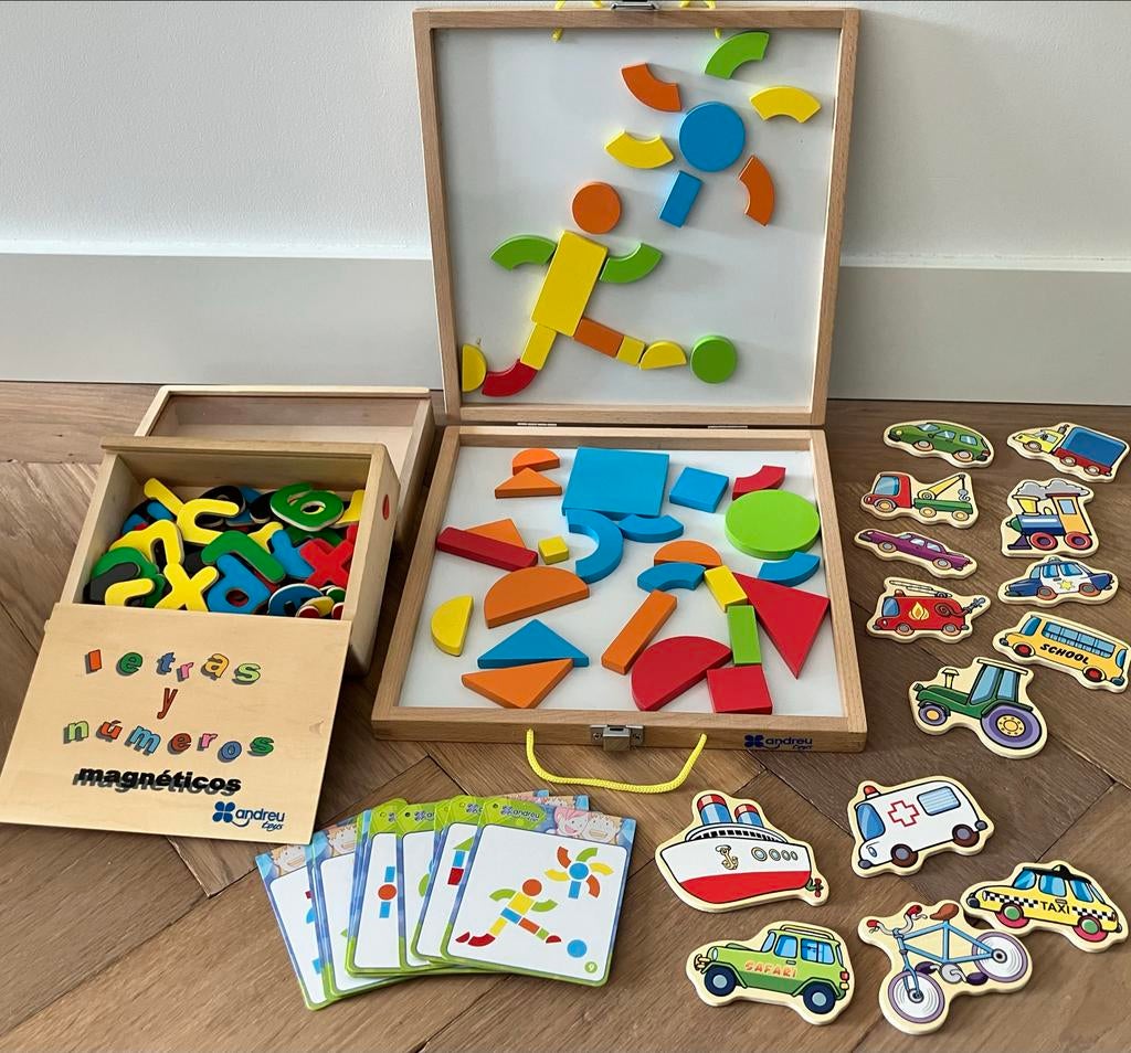 Andreu Toys Educatief Magnetisch Speelgoed + Extra Sets, Kinderen en Baby's, Speelgoed | Educatief en Creatief, Ophalen of Verzenden