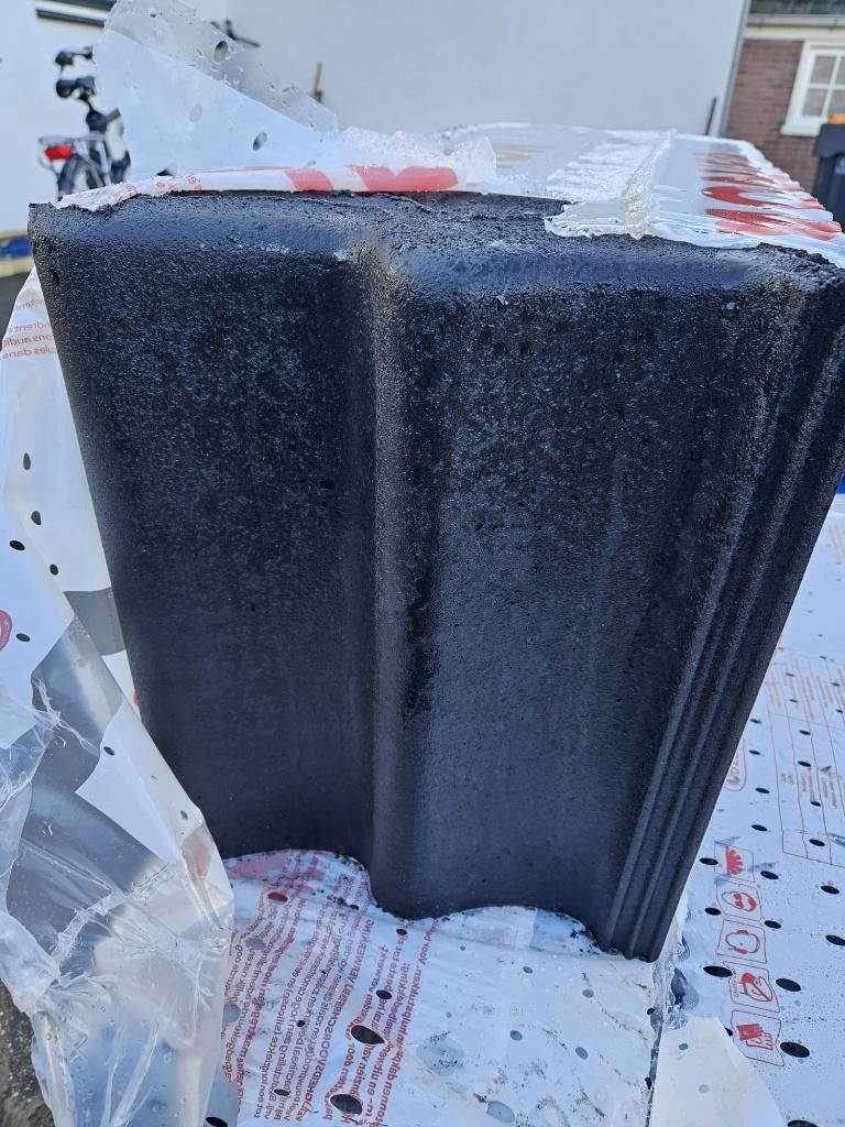 Dakpannen Sneldek zwart 115 stuks, Ophalen, 10 tot 15 m², Steen of Klei, Nieuw