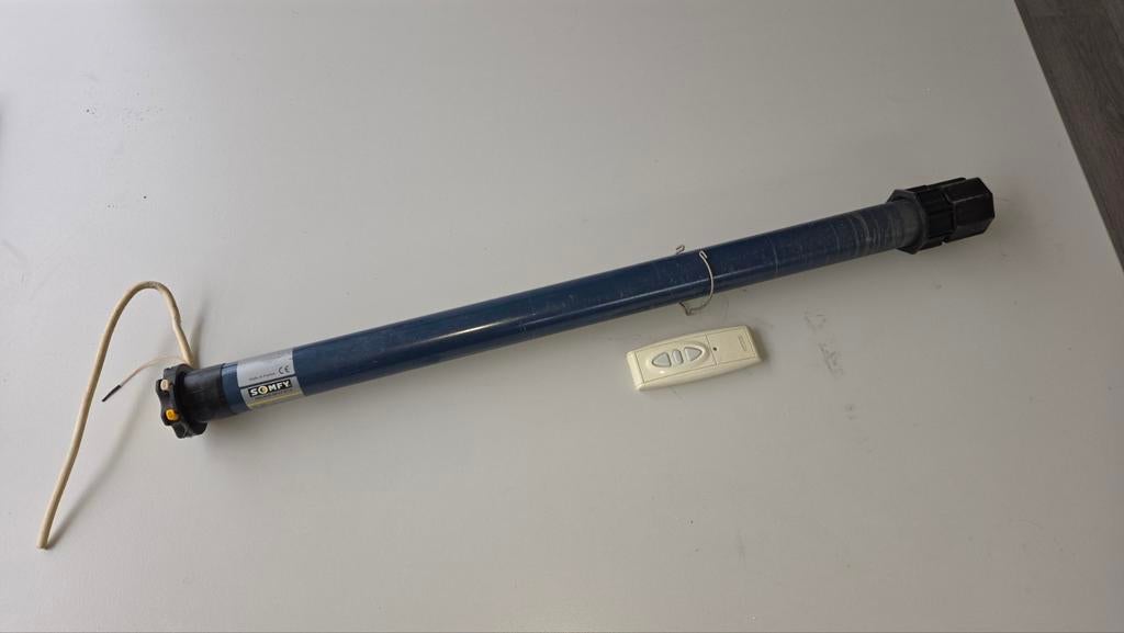 Somfy rolluikmotor met afstandsbediening, Gebruikt, 200 cm of meer, Ophalen of Verzenden, 200 cm of meer