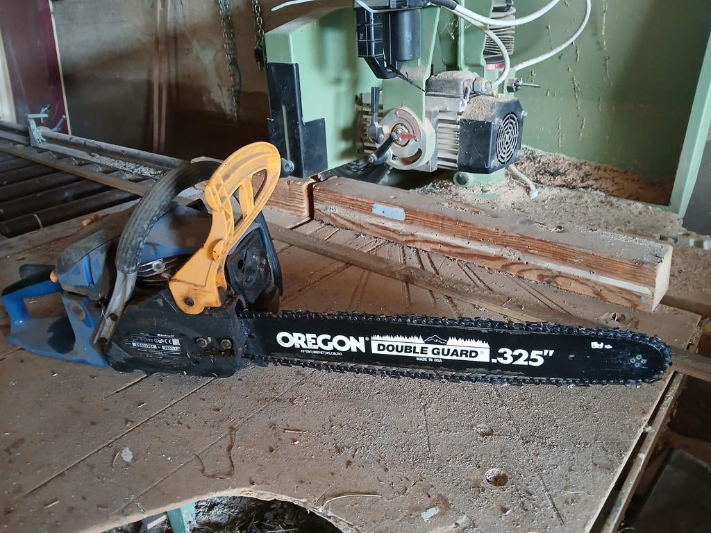 Einhell motorzaag - kettingzaag, Doe-het-zelf en Verbouw, Gereedschap | Zaagmachines, Ophalen, Gebruikt, 70 mm of meer, Kettingzaag