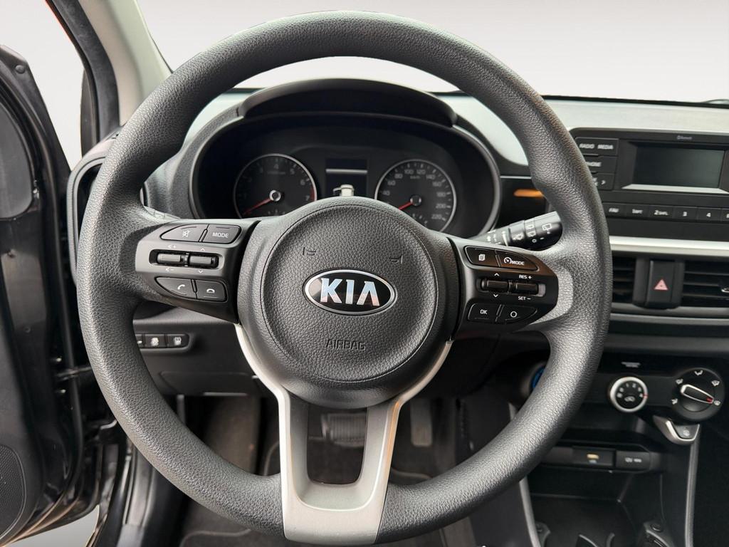 Kia Picanto 1.0 DPi ComfortLine | Automaat | Bluetooth |, Stof, Gebruikt, 4 stoelen, Zwart
