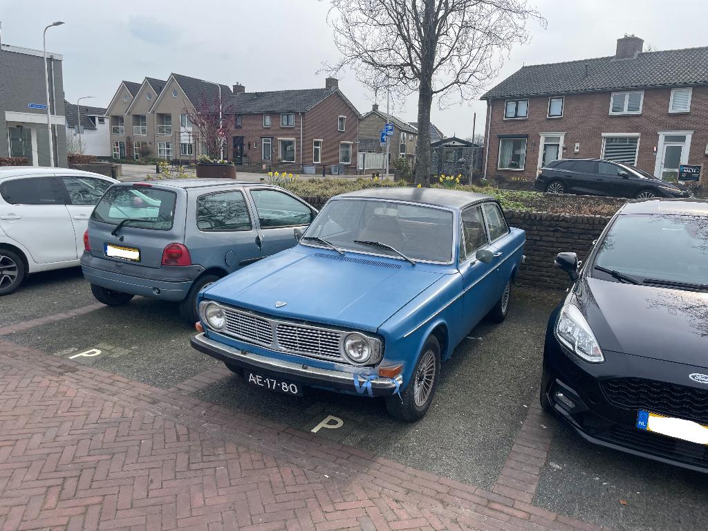 Volvo 142 1970 B20a 2.0l LPG rijdende oldtimer PROJECT, Auto's, Oldtimers, Beige, Particulier, Sedan, Volvo