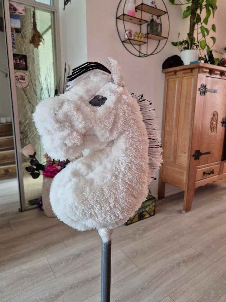 Witte Fjord Hobbyhorse - Perfect voor Springen (HL_HH), Ophalen of Verzenden, Gebruikt, Jongen of Meisje