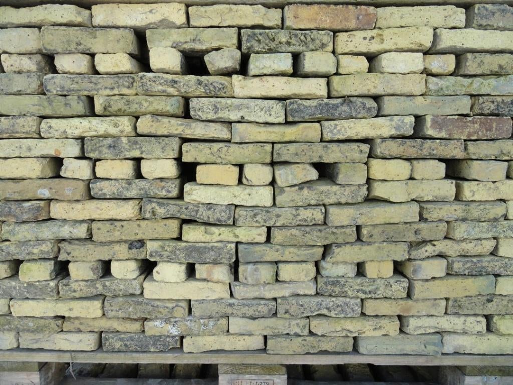 1000m2 antieke straat klinker geeltjes  op voorraad., Tuin en Terras, Tegels en Klinkers, Ophalen, Overige materialen, Gebruikt