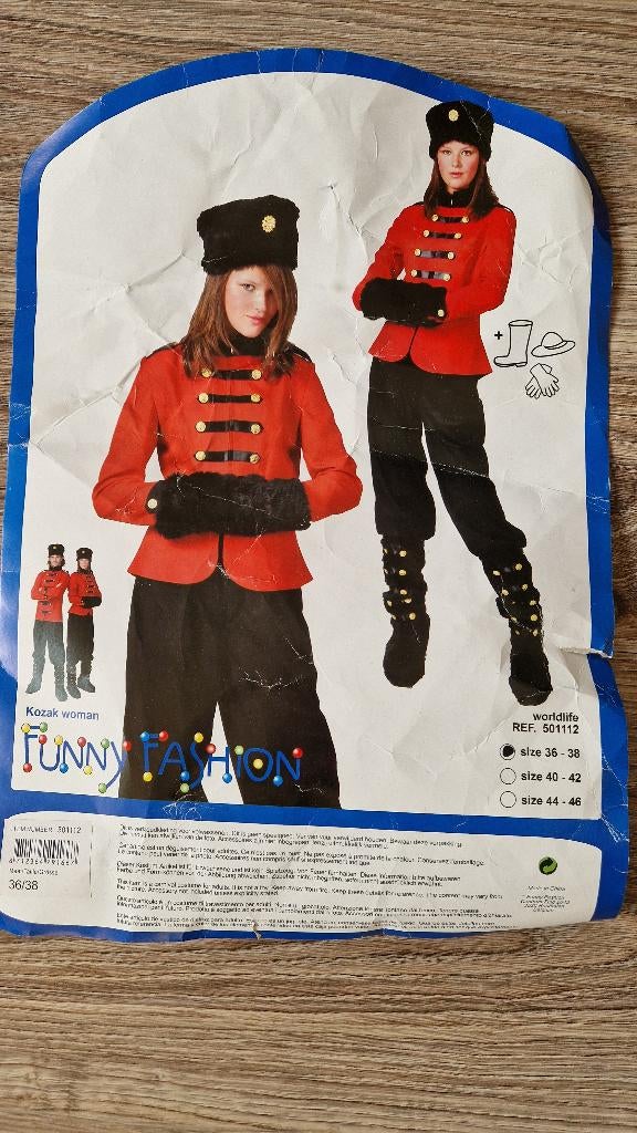 Kozakken Carnaval kostuum dames mt 36/38 5-delig, Kleding | Dames, Carnavalskleding en Feestkleding, Carnaval, Ophalen of Verzenden
