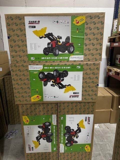 Rolly Toys Case CVX Puma 225 Traptractor+ luchtbanden nu€219, Ophalen of Verzenden, Trapvoertuig