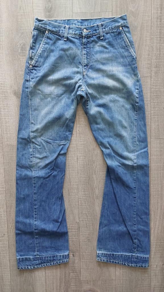 Vintage y2k Levis Engineered baggy twisted loose jeans 32, Blauw, W32 (confectie 46) of kleiner, Ophalen of Verzenden, Gedragen
