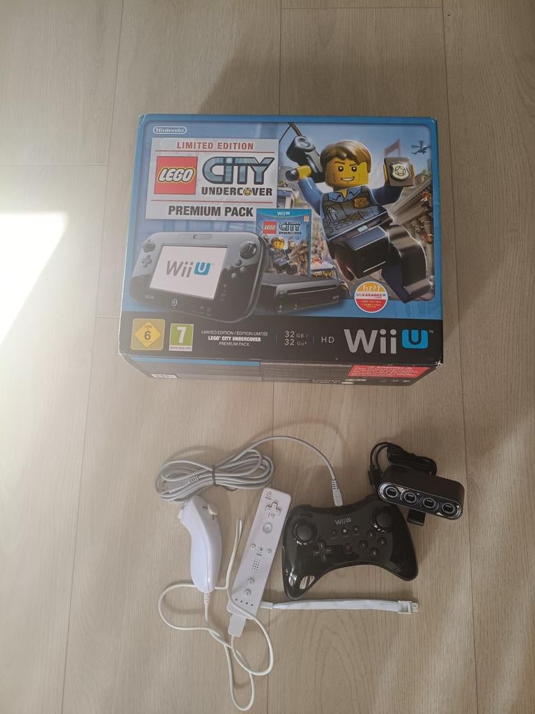 Nintendo wii u met controllers en games retro, Ophalen of Verzenden, Gebruikt, Met 3 controllers of meer, Met harde schijf
