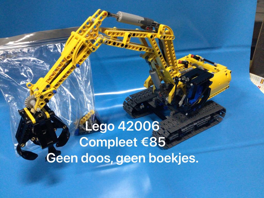 Lego Technic 42006 Graafmachine - Compleet, Kinderen en Baby's, Speelgoed | Duplo en Lego, Ophalen of Verzenden, Gebruikt, Complete set