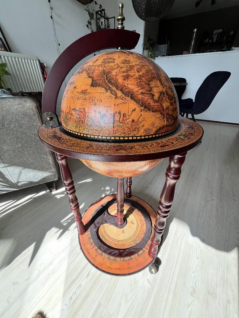 Drankkast wereldbol, Ophalen, Zo goed als nieuw