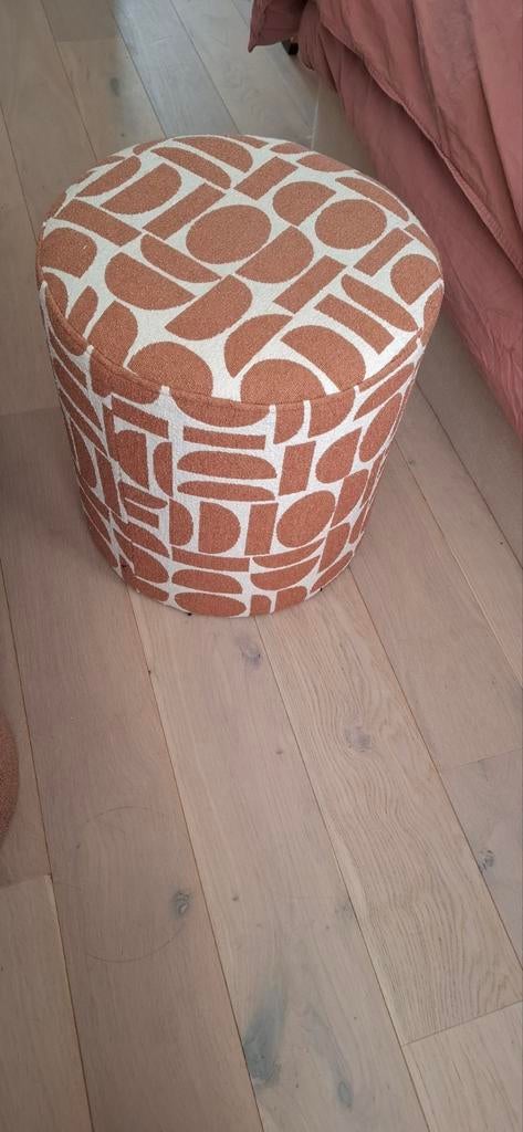 Poef terra, Ophalen, Minder dan 50 cm, Rond, Minder dan 50 cm