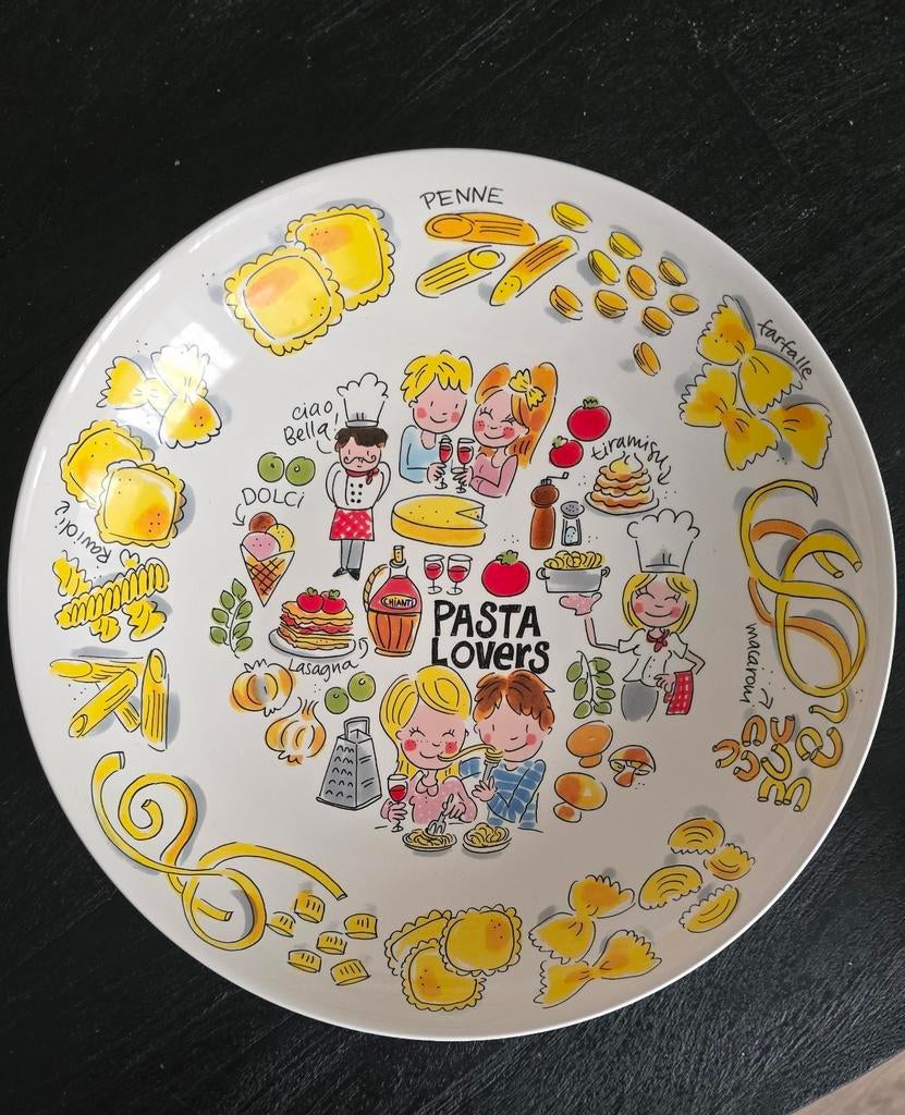 Pasta schaal Blond 36 cm, Huis en Inrichting, Keuken | Servies, Ophalen, Blond Amsterdam, Aardewerk, Schaal of Schalen