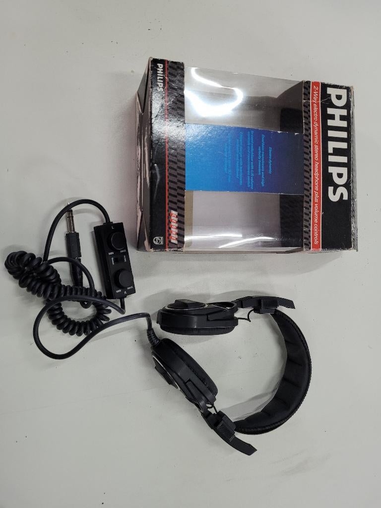 vintage koptelefoon philips sbc3161, Ophalen of Verzenden, Gebruikt, Overige merken