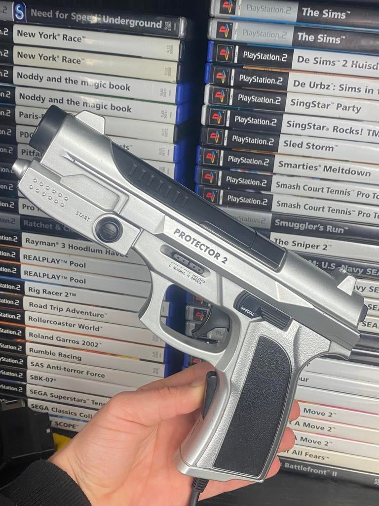 Time Crisis + Protector 2 Light Gun – PS1 PlayStation Game, Info@bandainamco.com, Vanaf 18 jaar, Shooter, 1 speler