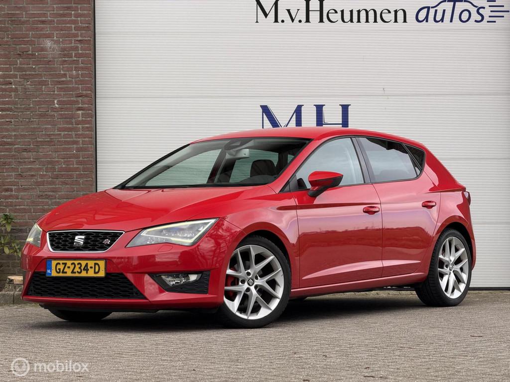Seat Leon 1.4 TSI FR Stoelverwarming 18'' Trekhaak, Voorwielaandrijving, Euro 5, Gebruikt, Zwart