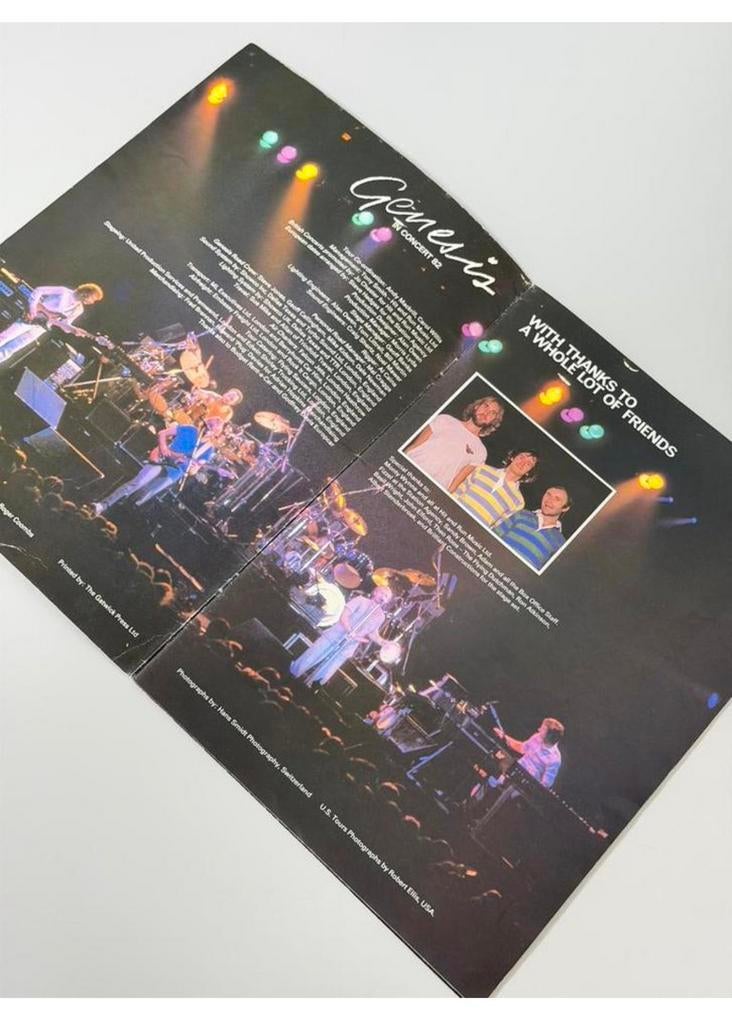 Genesis In Concert 82, European Tour Programma 1982 boekje, Ophalen of Verzenden, H, H, H