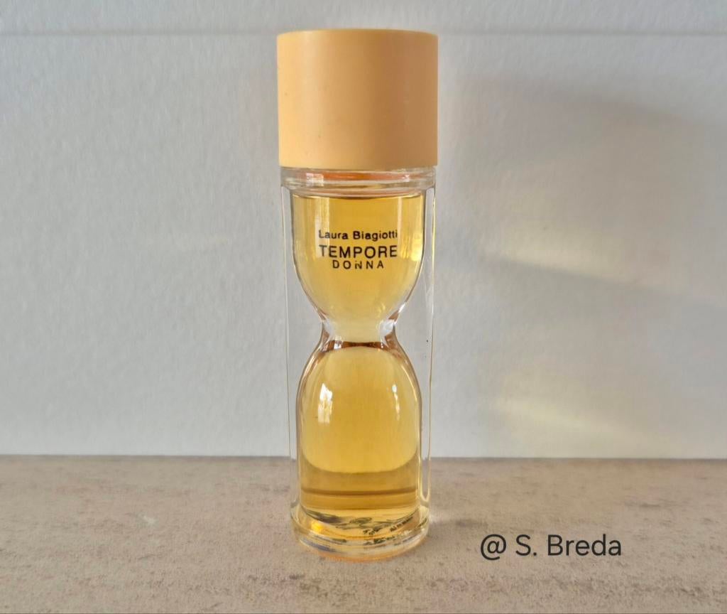 Laura Biagiotti - Tempore Donna - 5 ml edp, Ophalen of Verzenden, Zo goed als nieuw, Miniatuur, Gevuld