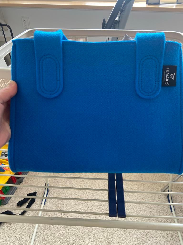 Jemako vilten tas maat S skyblue, Ophalen of Verzenden, Gebruikt, Blauw, Overige merken