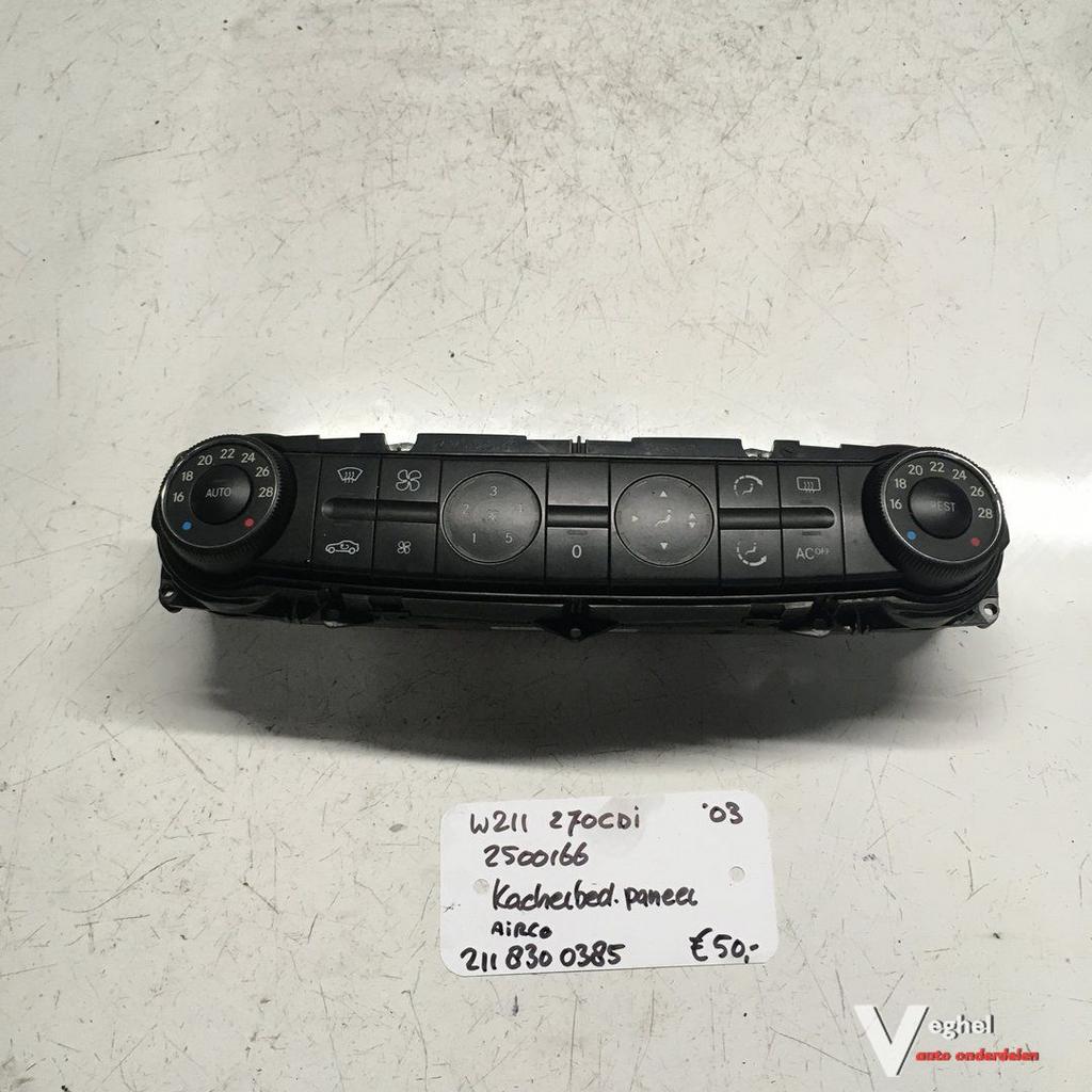 Mercedes W211 270 CDI sedan 2003 2500166   Kachelbedieningsp