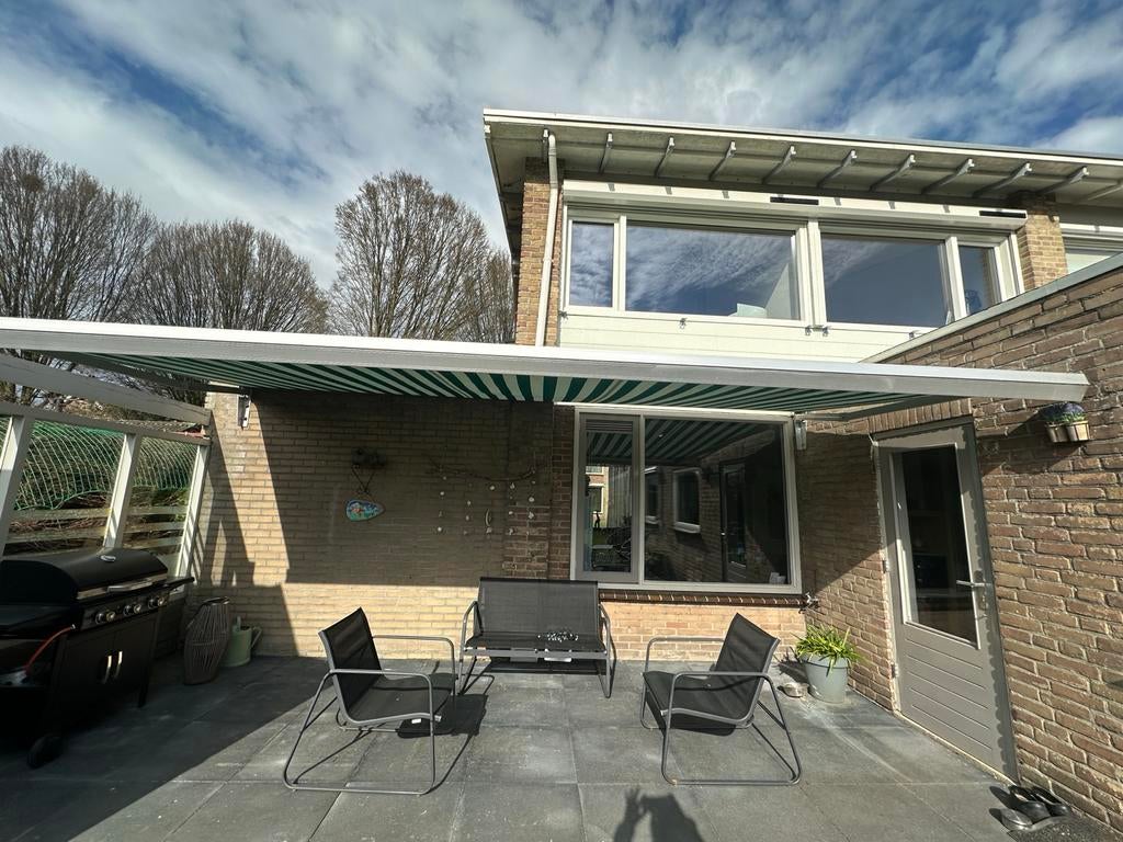 Zonnenwering - Knikarmscherm zsm, Elektrisch, Ophalen of Verzenden, Zo goed als nieuw, 150 tot 300 cm