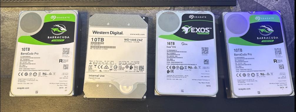 10TB  Drives CMR. (Weg = Weg!), Computers en Software, Harde schijven, Ophalen, Intern, Server, Refurbished