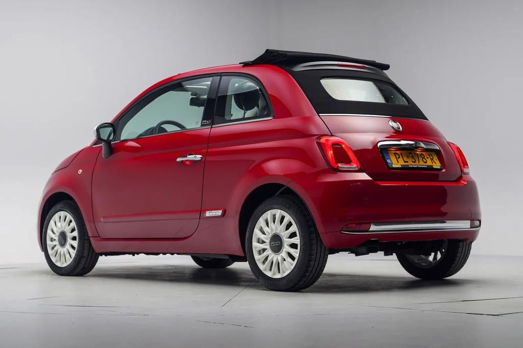 Fiat 500 0.9 TwinAir Turbo Lounge [ Navi Airco LMV ], 945 kg, Gebruikt, 31 €/maand, Cabriolet