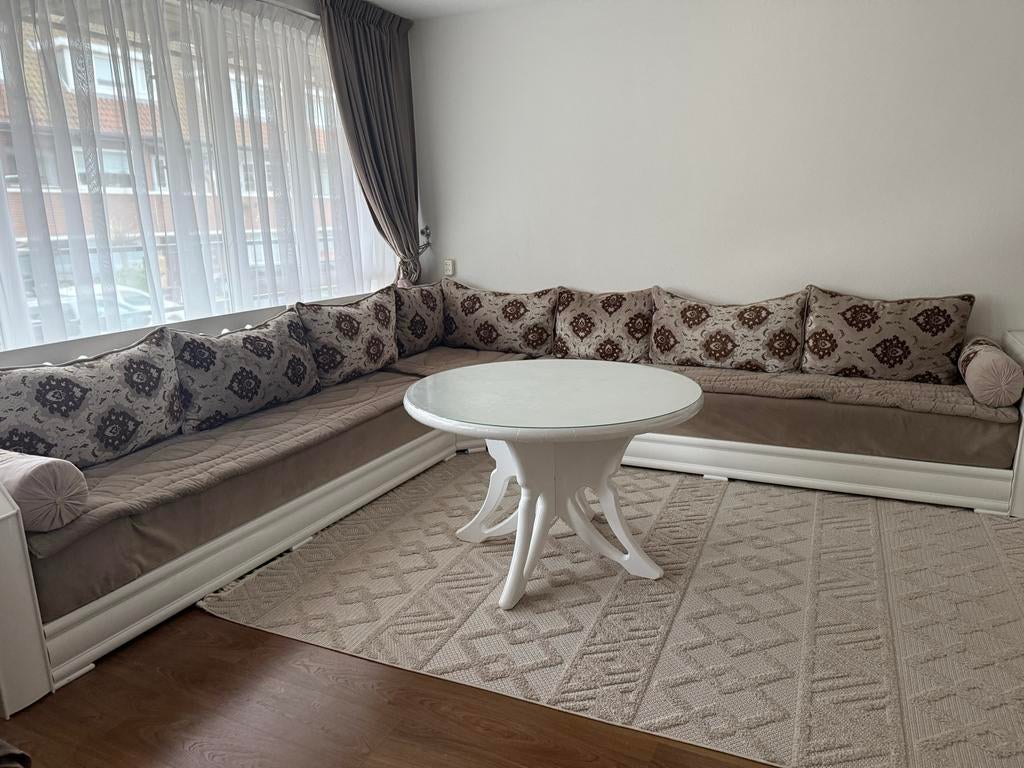 Marokkaanse hoekbank sedari - Goede staat, Ophalen, Gebruikt, 100 tot 125 cm, Hoekbank