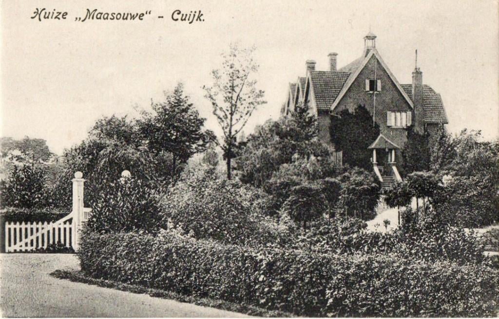 MM135 Cuijk Cuyck Kuuk Huize MAASOUWE ( Werten uitg), Verzenden, Voor 1920, Ongelopen, Noord-Brabant