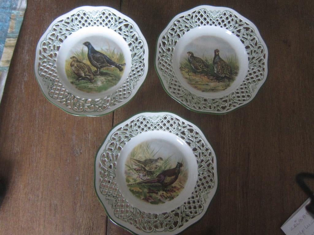 bord Bavaria schumann Arzberg jachthond wild fazant, Ophalen of Verzenden, Zo goed als nieuw, Bord(en), Overige stijlen