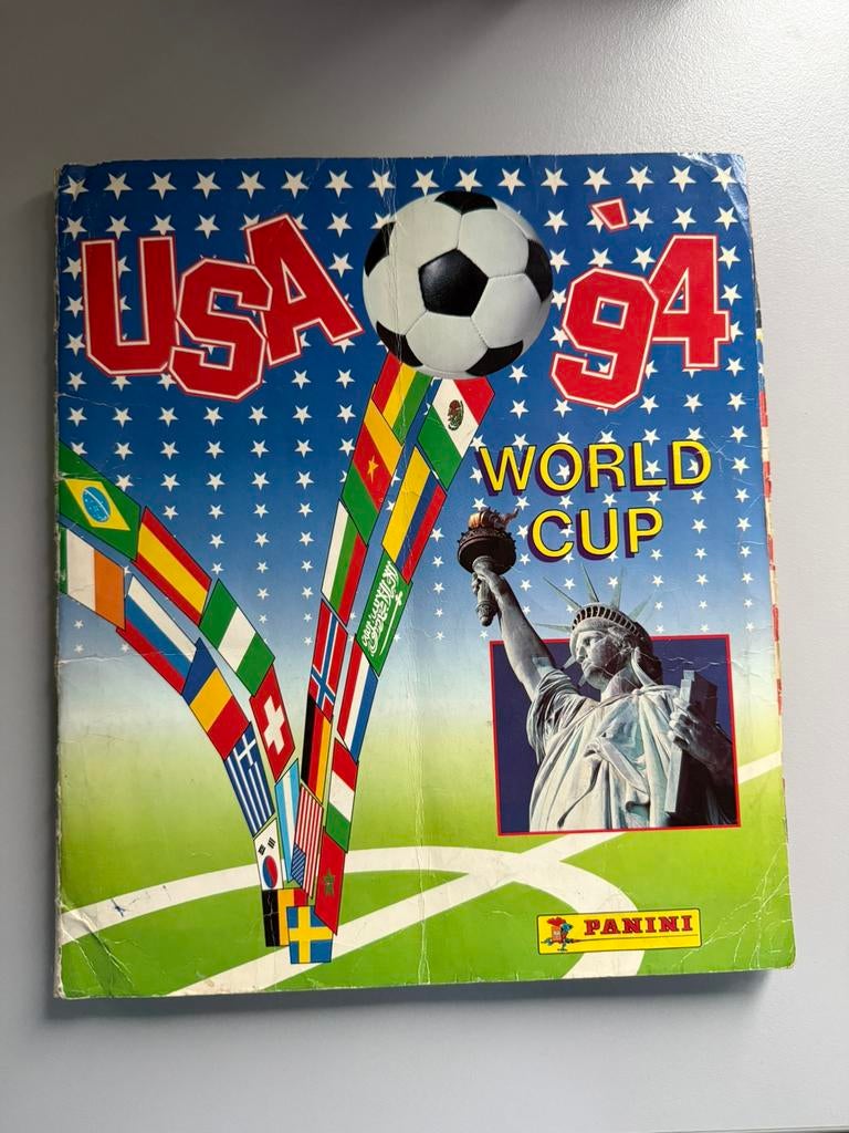 Panini usa 94 complete album, Ophalen of Verzenden, Zo goed als nieuw, Buitenlandse clubs, Poster, Plaatje of Sticker