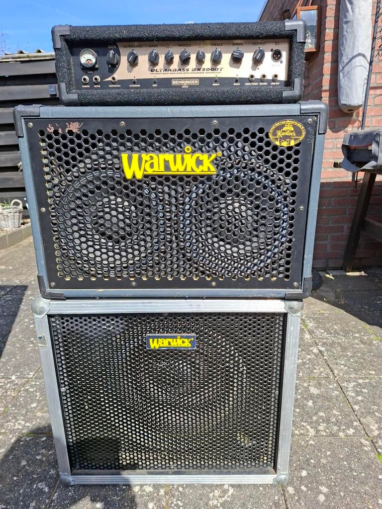 Bas stack Behringer/Warwick, Ophalen, Gebruikt, 100 watt of meer