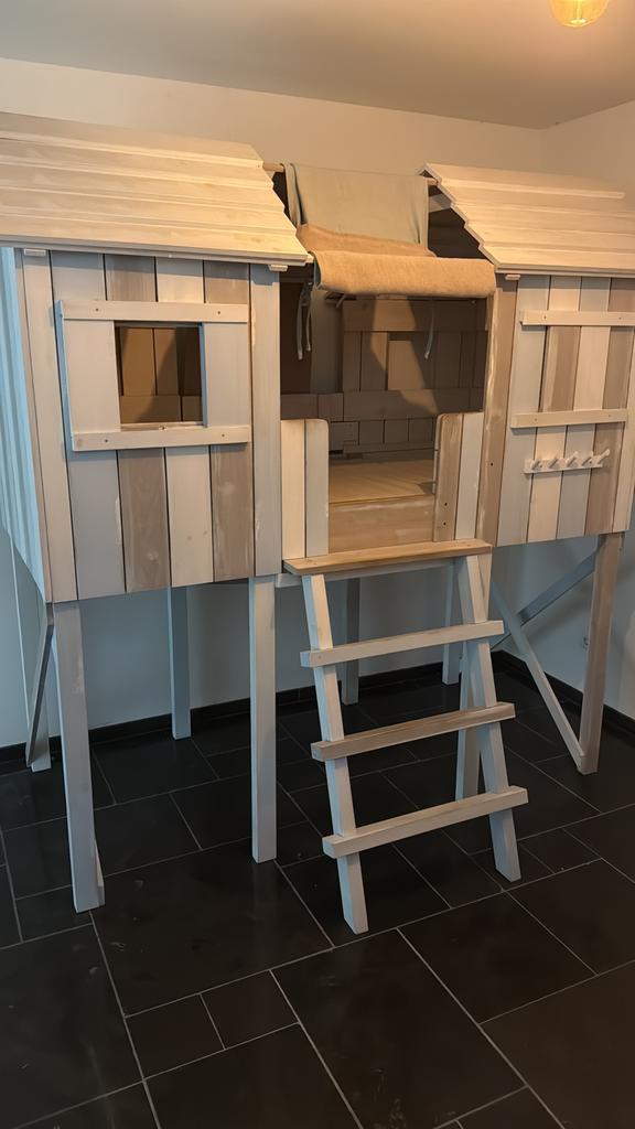 Prachtige beach look kinder kamer, prima staat, Ophalen, Gebruikt, Halfhoogslaper