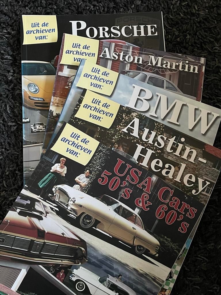 Boeken Uit de archieven van: Porsche, Aston Martin, BMW, Boeken, Auto's | Boeken, Ophalen of Verzenden, Zo goed als nieuw, Overige merken