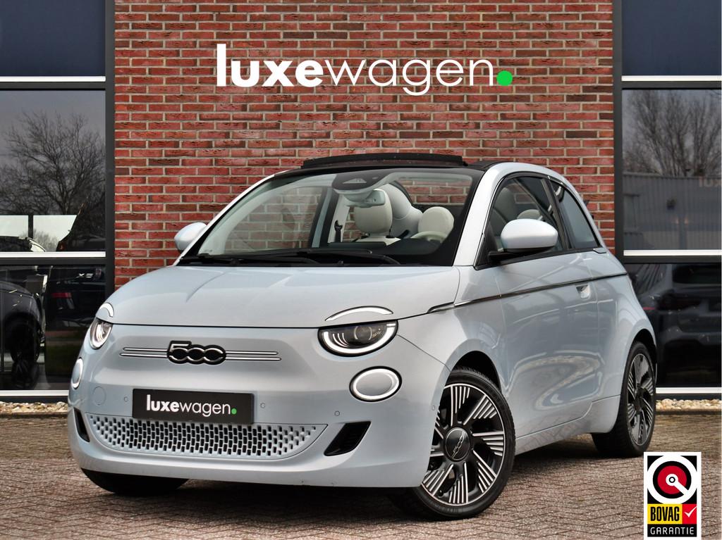 Fiat 500C La Prima 42 kWh Celestial Blue incl-Winterset ACC, 308 km, Te koop, 500C, 1305 kg