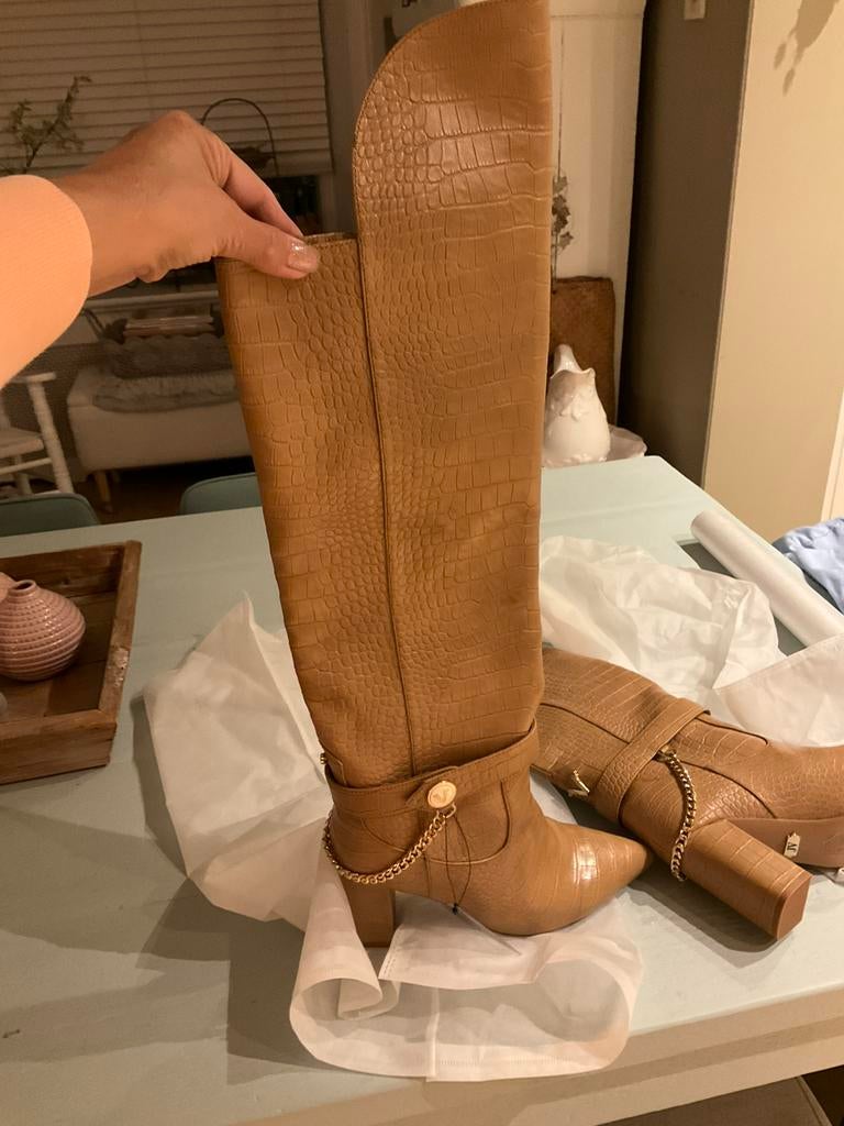 Josh v laarzen NIEUW, Kleding | Dames, Hoge laarzen, Bruin, Nieuw, Ophalen of Verzenden