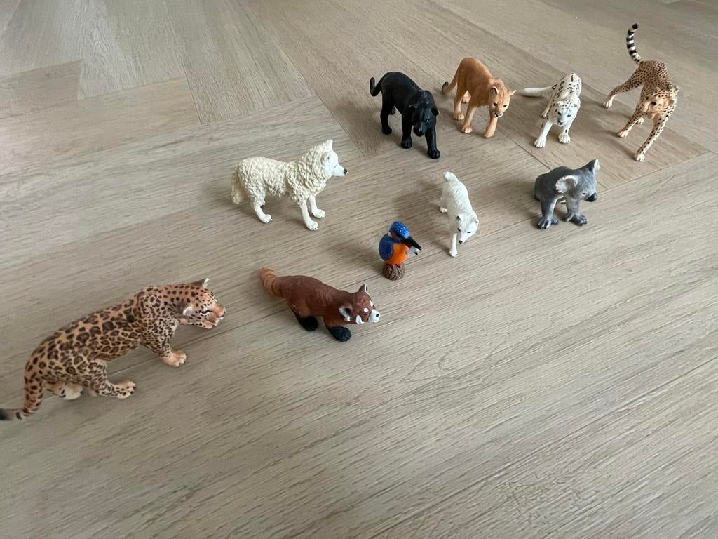 Schleich dieren poolvos, koala, en meer., Ophalen of Verzenden, Gebruikt, Jongen of Meisje