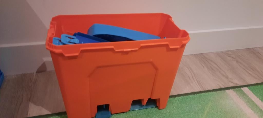 Hot Wheels baandelen en opbergbox, Ophalen, Zo goed als nieuw, Jongen of Meisje