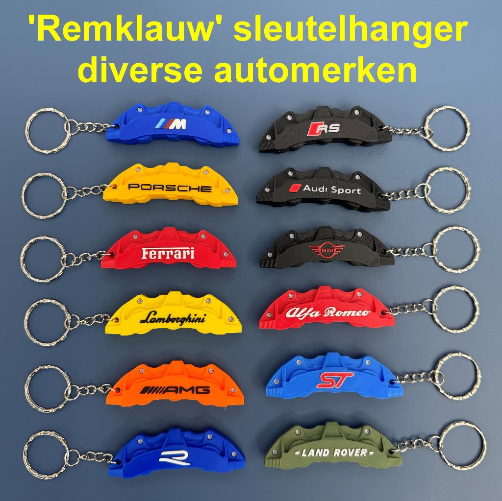 'Remklauw' sleutelhanger diverse automerken, Ophalen of Verzenden, Nieuw, Merk