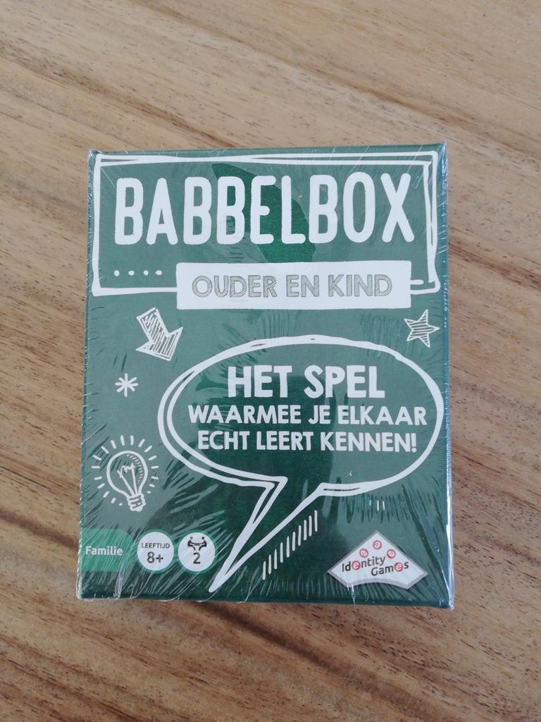 Babbelbox, ouder en kind /kaartspel (nieuw), Hobby en Vrije tijd, Gezelschapsspellen | Kaartspellen, Een of twee spelers, Ophalen of Verzenden