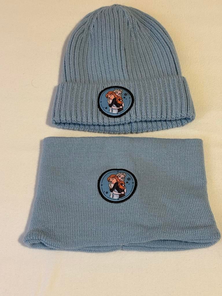 Disney Frozen Muts en Sjaal Set - Lichtblauw, Ophalen of Verzenden, Nieuw, Jongetje of Meisje, Setje