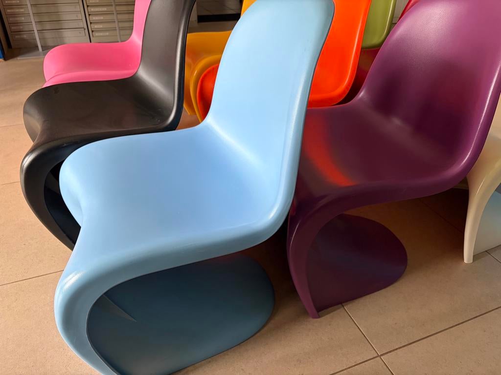 Panton reproductie stoel, Ophalen, Kunststof, Gebruikt, Overige kleuren