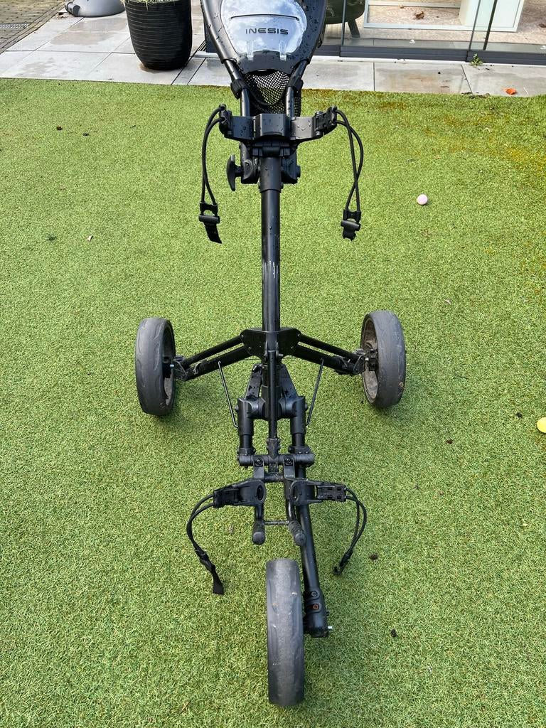 Inesis golftrolley met 3 wielen, Ophalen, Gebruikt, Golfkar, Overige merken