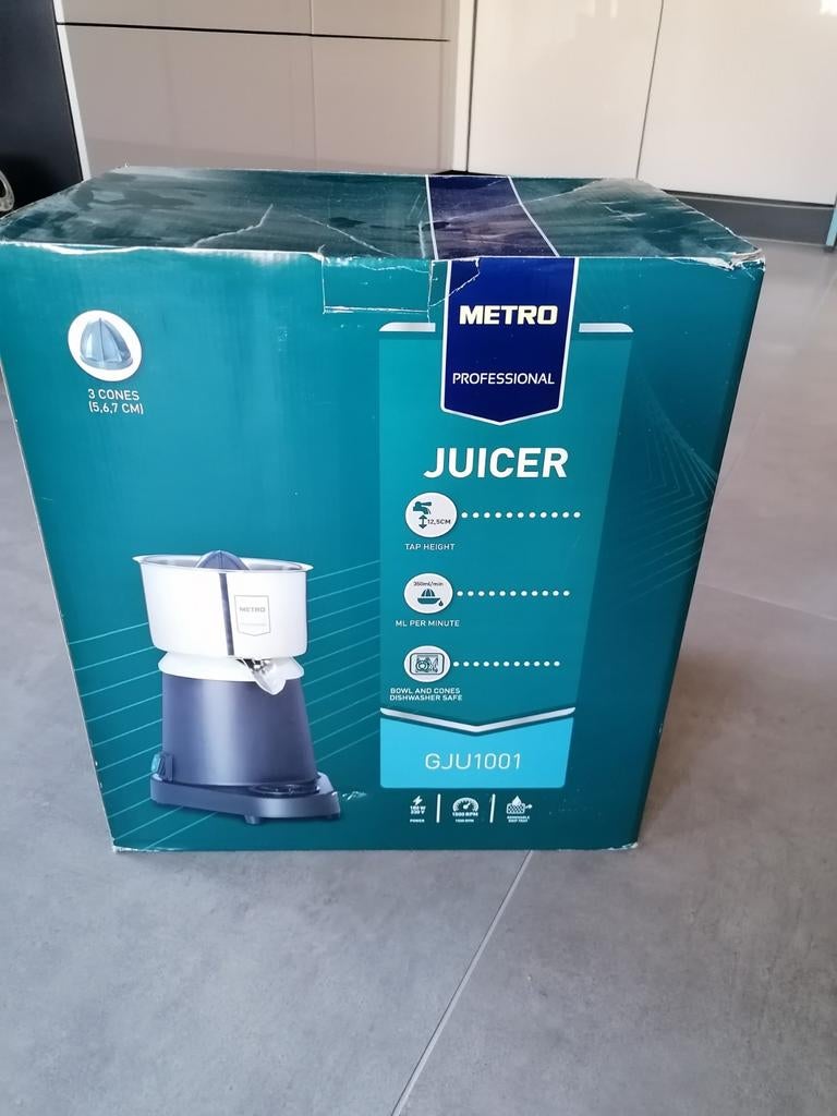 Metro Professional Juicer GJU1001 - Nieuw in doos, Ophalen, Nieuw, Elektrisch, Citruspers