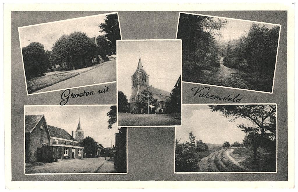 991339 Varsseveld Gld 1954 Gelopen met postzegel, Ophalen of Verzenden, 1940 tot 1960, Gelopen, Gelderland