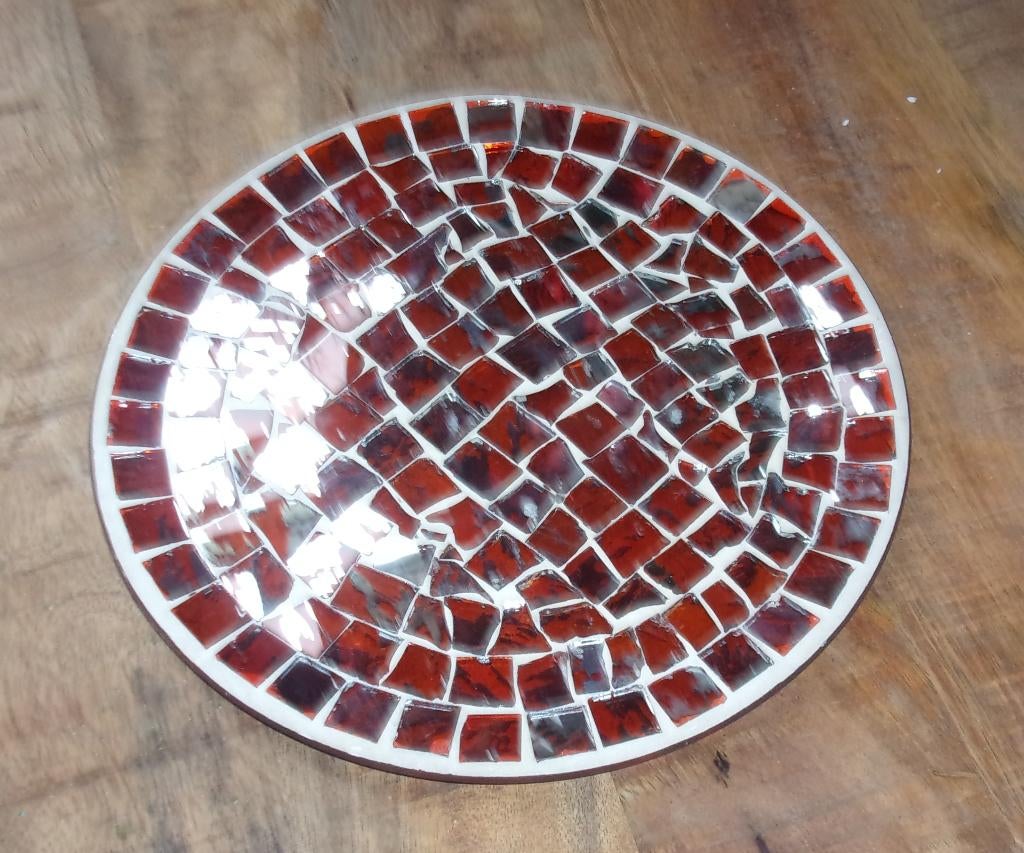 Decoratiebord mozaiek, Ophalen, Zo goed als nieuw