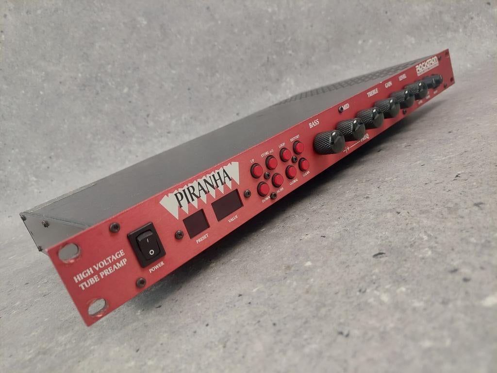 👉 Rocktron Piranha, High Voltage Tube Preamp ️⚡️!, Muziek en Instrumenten, Effecten, Ophalen of Verzenden, Gebruikt, Delay of Echo